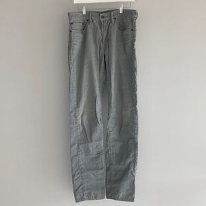 Levi’s Grey Corduroy Pants 511  32 x 36 inseam
